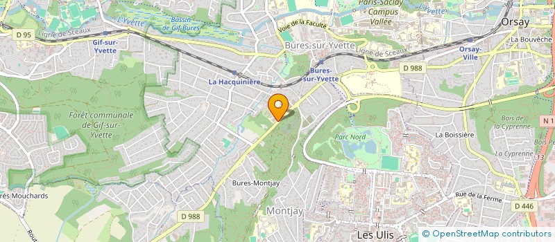 localisation de l'entreprise INSTITUT ET CAMPUS D'OPTIQUE à BURES-SUR-YVETTE
