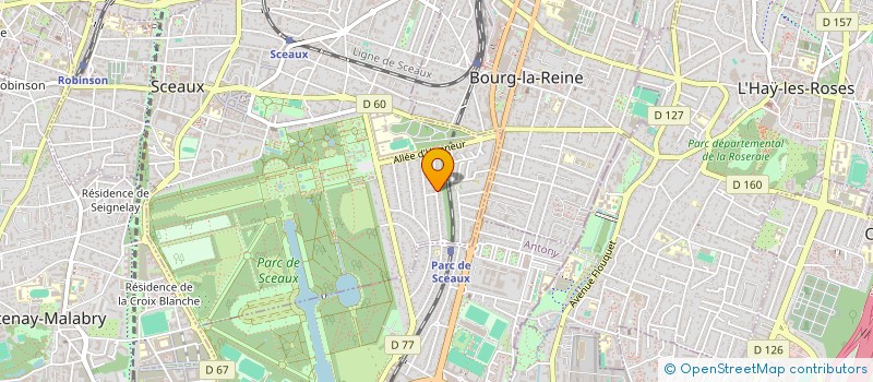 localisation de l'entreprise INSTITUT ETHIQUE ET USAGE POUR LE CLIMAT ET LE DEVELOPPEMENT à SCEAUX
