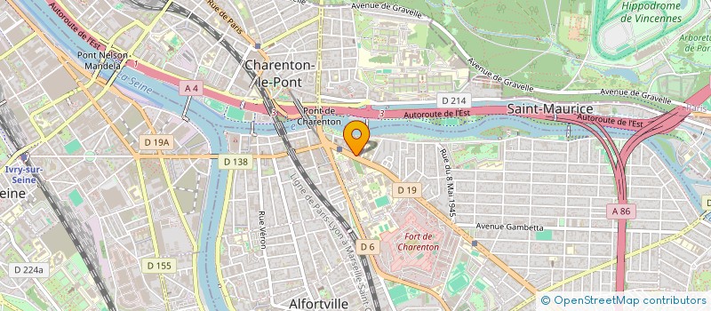localisation de l'entreprise INSTITUT ETUDES BANCAIRES & FINANCIERES à MAISONS-ALFORT