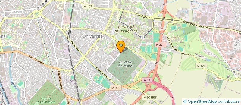localisation de l'entreprise INSTITUT EUROPEEN D'ELECTRONIQUE à DIJON
