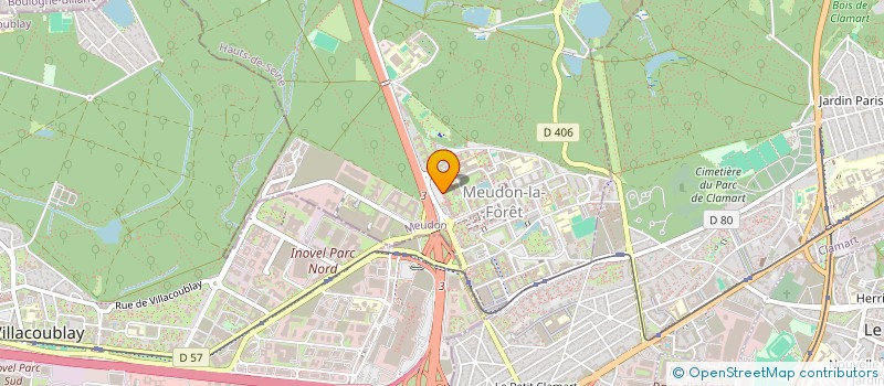 localisation de l'entreprise INSTITUT EUROPEEN D'ETUDES DU DEVELOPPEMENT  MEUDON