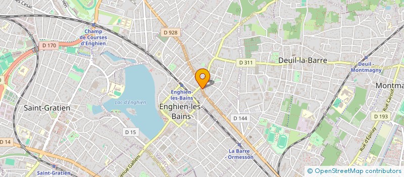 localisation de l'entreprise INSTITUT EUROPEEN DE COMMERCE  MONTMORENCY