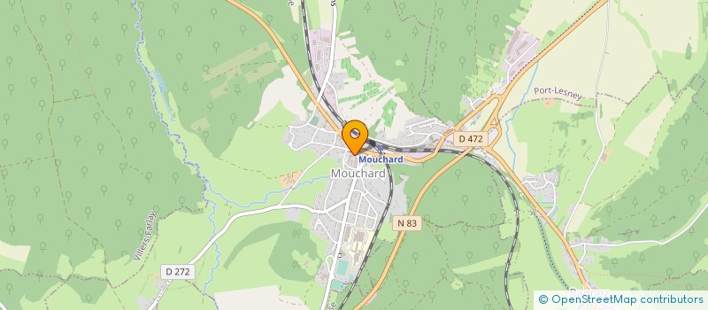 localisation de l'entreprise INSTITUT EUROPEEN DE FORMATION à MOUCHARD