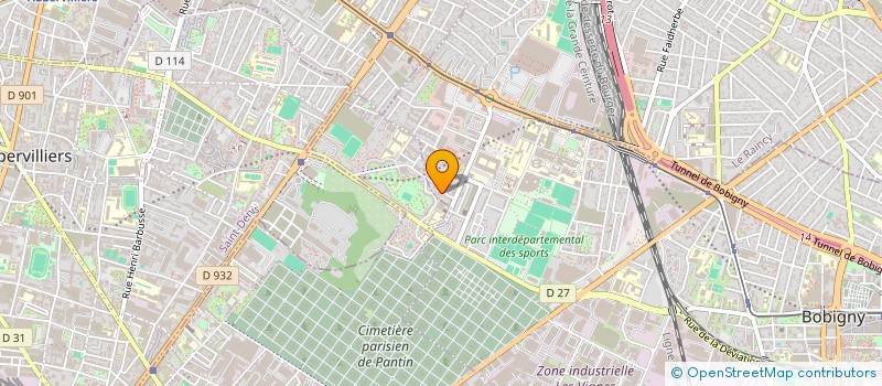 localisation de l'entreprise INSTITUT EUROPEEN DE FORMATION CONTINUE  BOBIGNY