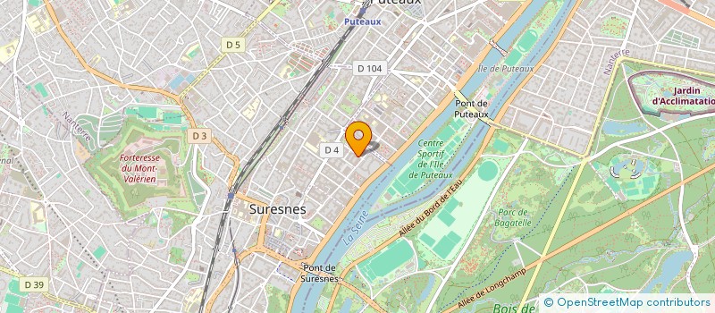 localisation de l'entreprise INSTITUT EUROPEEN DE FORMATION ET DE CONSEIL IEFC  SURESNES