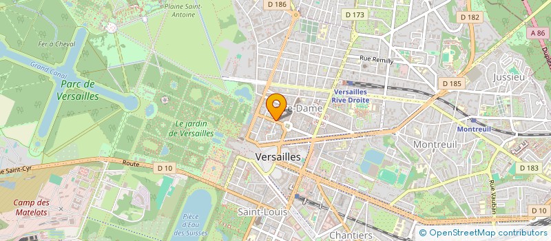 localisation de l'entreprise INSTITUT EUROPEEN DE L'EXPERTISE ET DE L'EXPERT à VERSAILLES