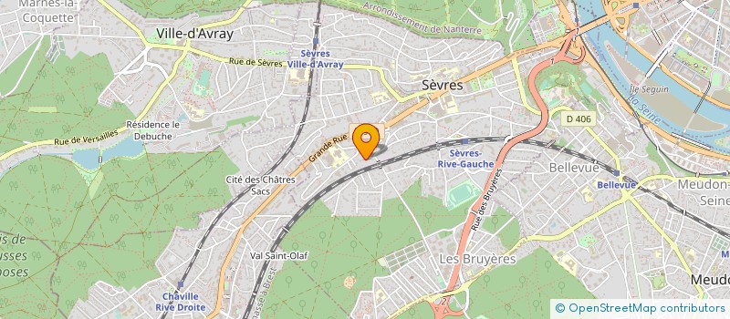 localisation de l'entreprise INSTITUT EUROPEEN DE L'INTELLIGENCE EMOTIONNELLE à SEVRES