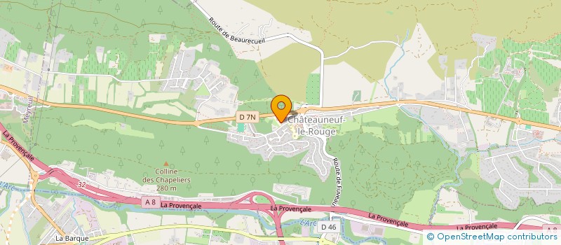 localisation de l'entreprise INSTITUT EUROPEEN DE RELAXOLOGIE ELEMENTALE  CHATEAUNEUF-LE-ROUGE