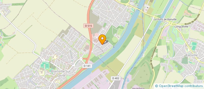 localisation de l'entreprise INSTITUT EUROPEEN DES JARDINS ET PAYSAGES à CAEN