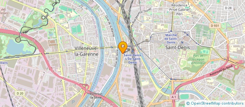 localisation de l'entreprise INSTITUT EUROPEEN DES SCIENCES HUMAINES DE PARIS-PEDAGOGIE à SAINT-DENIS
