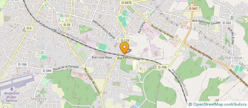 localisation de l'entreprise INSTITUT EUROPEEN DIFFUS DIRECTE FRANCE à DAX