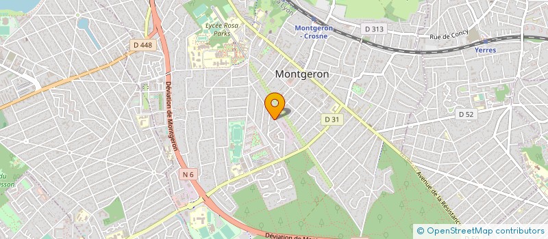 localisation de l'entreprise INSTITUT EUROPEEN JEAN MONNET à MONTGERON