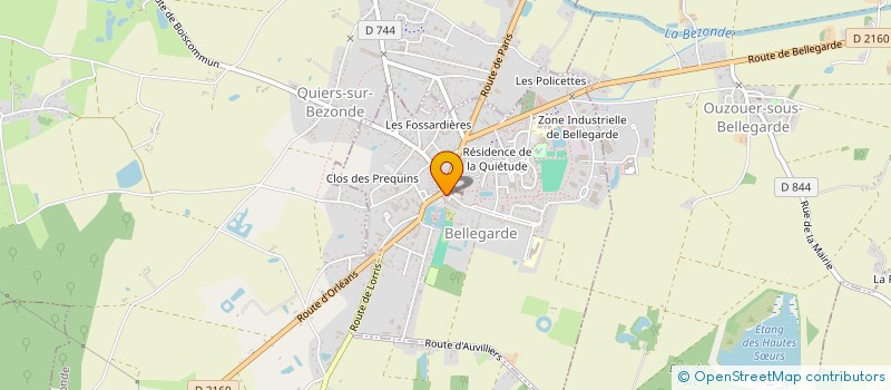 localisation de l'entreprise INSTITUT EVASION BIEN ETRE à BELLEGARDE