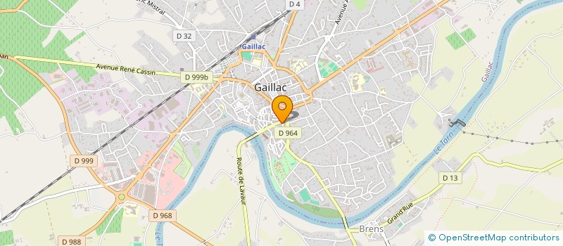 localisation de l'entreprise INSTITUT FEE BELLE à GAILLAC