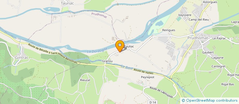 localisation de l'entreprise INSTITUT FERRENDI  LOUBRESSAC