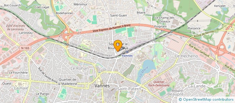 localisation de l'entreprise INSTITUT FLAMMARION à VANNES