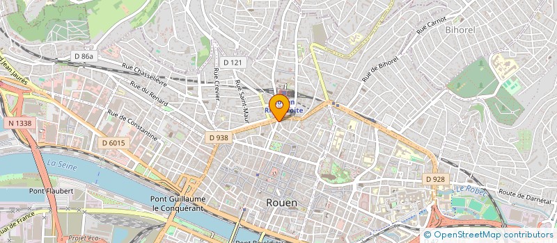 localisation de l'entreprise INSTITUT FONCTION COMMERCIALE ENTREPRISE à ROUEN