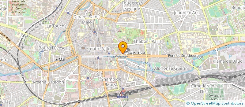 localisation de l'entreprise INSTITUT FORMA ETUDE DEVELOPPEMENT LOCAL  RENNES