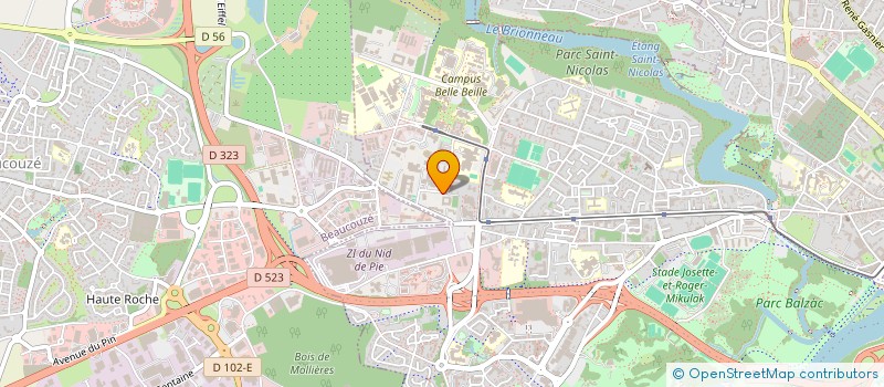 localisation de l'entreprise INSTITUT FORMA RECHE ANIMA METIERS EDUCA à ANGERS