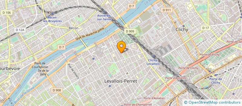 localisation de l'entreprise INSTITUT FORMATION ASSISTANCE PERSONNES à LEVALLOIS-PERRET