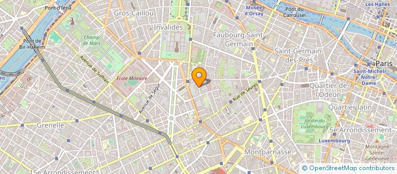 localisation de l'entreprise INSTITUT FORMATION CADRE VIE  PARIS