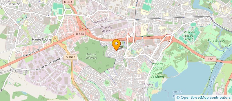 localisation de l'entreprise INSTITUT FORMATION CIVIQUE ET COOP EURO à ANGERS