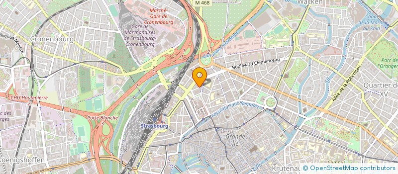localisation de l'entreprise INSTITUT FORMATION COMPTABLE EUROPEEN à STRASBOURG