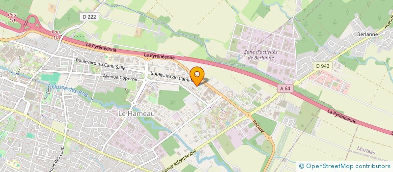 localisation de l'entreprise INSTITUT FORMATION CONSEIL à PAU