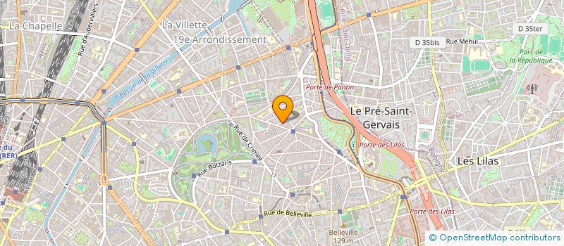 localisation de l'entreprise INSTITUT FORMATION EDUCATION PERMANENTE  PARIS