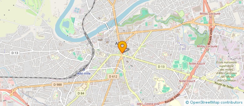 localisation de l'entreprise INSTITUT FORMATION ELUS LOCAUX à ALBI