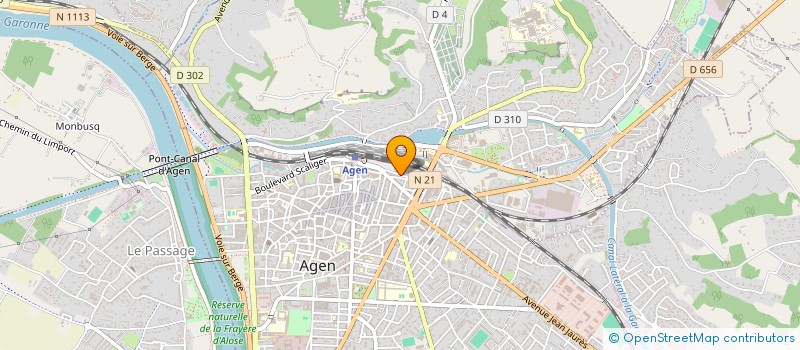 localisation de l'entreprise INSTITUT FORMATION EMPLOI ENTREPRISE  AGEN