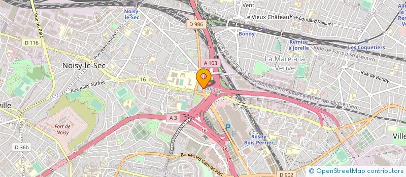 localisation de l'entreprise INSTITUT FORMATION EUROPEEN HYGIENE à NOISY-LE-SEC
