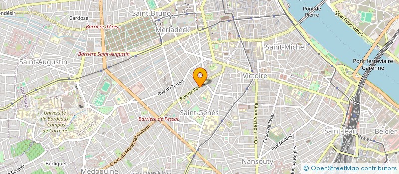 localisation de l'entreprise INSTITUT FORMATION INSERTION AQUITAINE à BORDEAUX