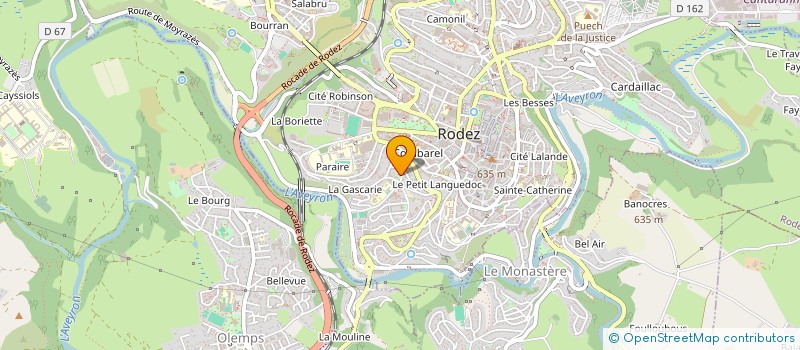 localisation de l'entreprise INSTITUT FORMATION MECANIQUES SPORTIVES à RODEZ