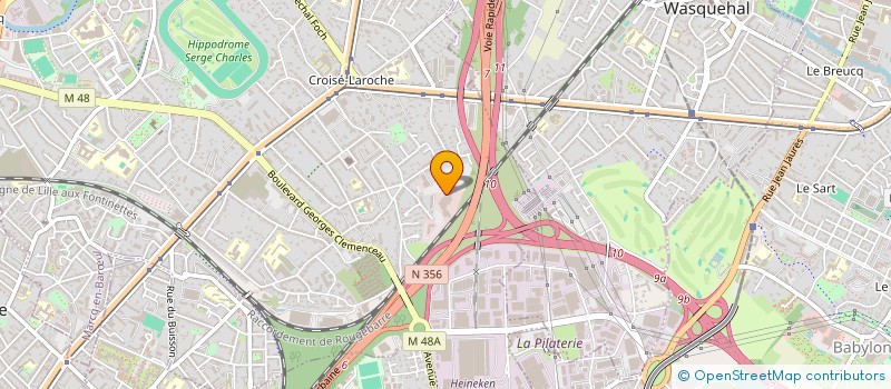 localisation de l'entreprise INSTITUT FORMATION PAR L'APPRENTISSAGE à MARCQ-EN-BARŒUL