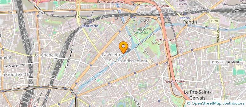 localisation de l'entreprise INSTITUT FORMATION PARIS REINSERT EMPLOI  PARIS