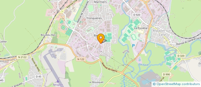 localisation de l'entreprise INSTITUT FORMATION PROFESSION PERMANENTE à AURILLAC