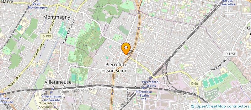 localisation de l'entreprise INSTITUT FORMATION REALISATION EMPLOI à PIERREFITTE-SUR-SEINE