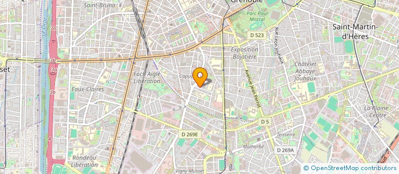 localisation de l'entreprise INSTITUT FORMATION SECURITE SECOURISME  GRENOBLE