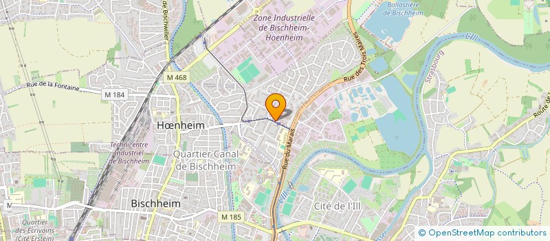 localisation de l'entreprise INSTITUT FORMELEC à HOENHEIM