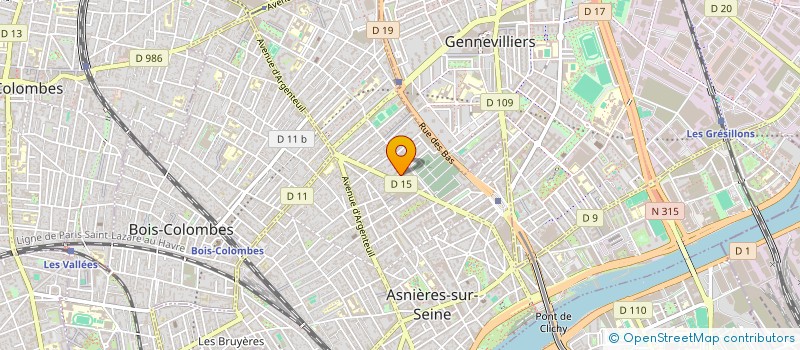localisation de l'entreprise INSTITUT FR D ESTHETIQUE ET DIETETIQUE à ASNIERES-SUR-SEINE