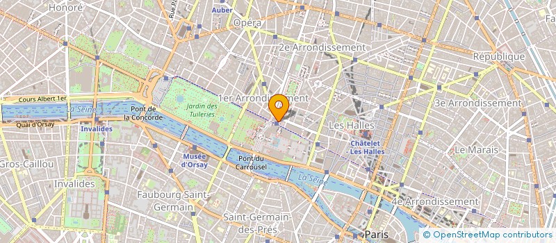 localisation de l'entreprise INSTITUT FRANC SCIENCES ADMINISTRATIVES à PARIS