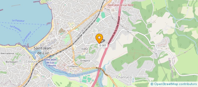 localisation de l'entreprise INSTITUT FRANCAIS D'AUTO-DEFENSE à SAINT-JEAN-DE-LUZ