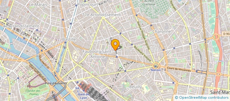 localisation de l'entreprise INSTITUT FRANCAIS D'ETUDES DE MARCHES à PARIS