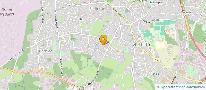 localisation de l'entreprise INSTITUT FRANCAIS D'ETUDES, DE RECHERCHE ET DES AFFAIRES DU MOYEN-ORIENT - IFERAMO  LE HAILLAN