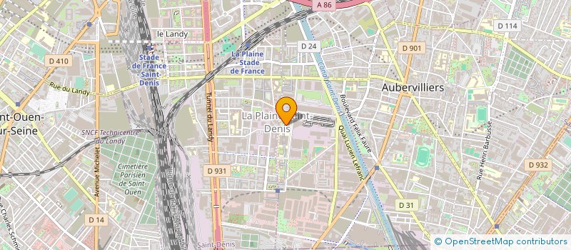 localisation de l'entreprise INSTITUT FRANCAIS D'ISLAMOLOGIE à AUBERVILLIERS