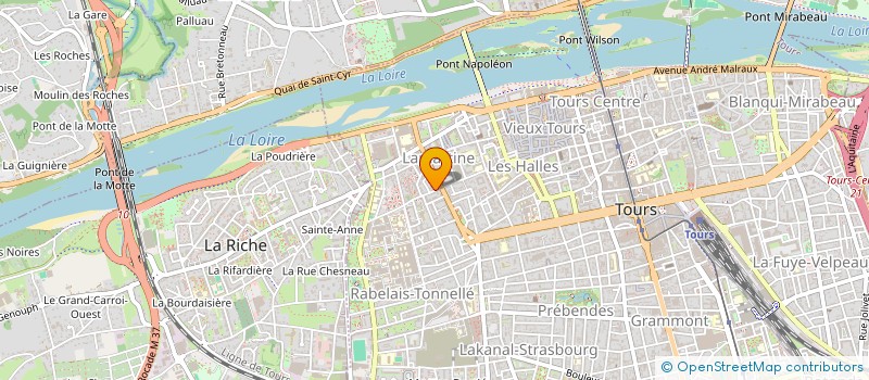 localisation de l'entreprise INSTITUT FRANCAIS DE COSMETOLOGIE à TOURS