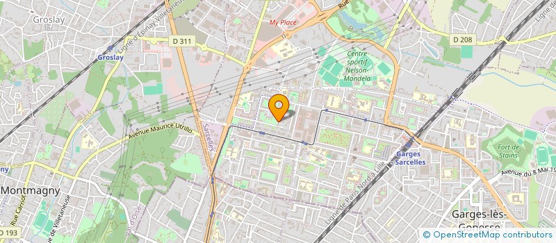 localisation de l'entreprise INSTITUT FRANCAIS DE L'ENERGIE  SARCELLES