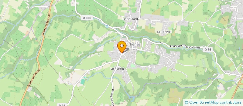 localisation de l'entreprise INSTITUT FRANCAIS DE L'IMMATERIEL (IFI)  ORLIENAS