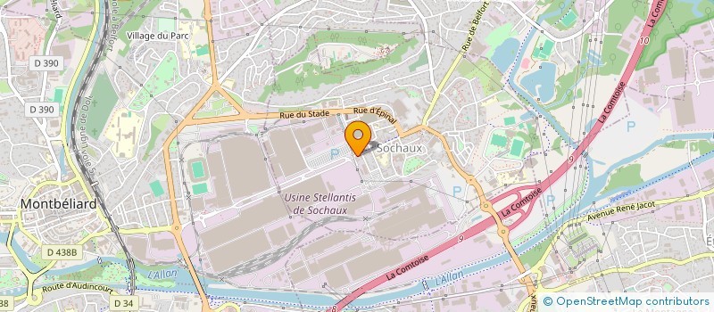 localisation de l'entreprise INSTITUT FRANCAIS DE NATUROPATHIE à SOCHAUX